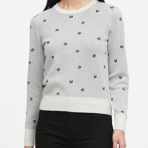 Banana Republic Merino Blend Horseshoe Sweater,